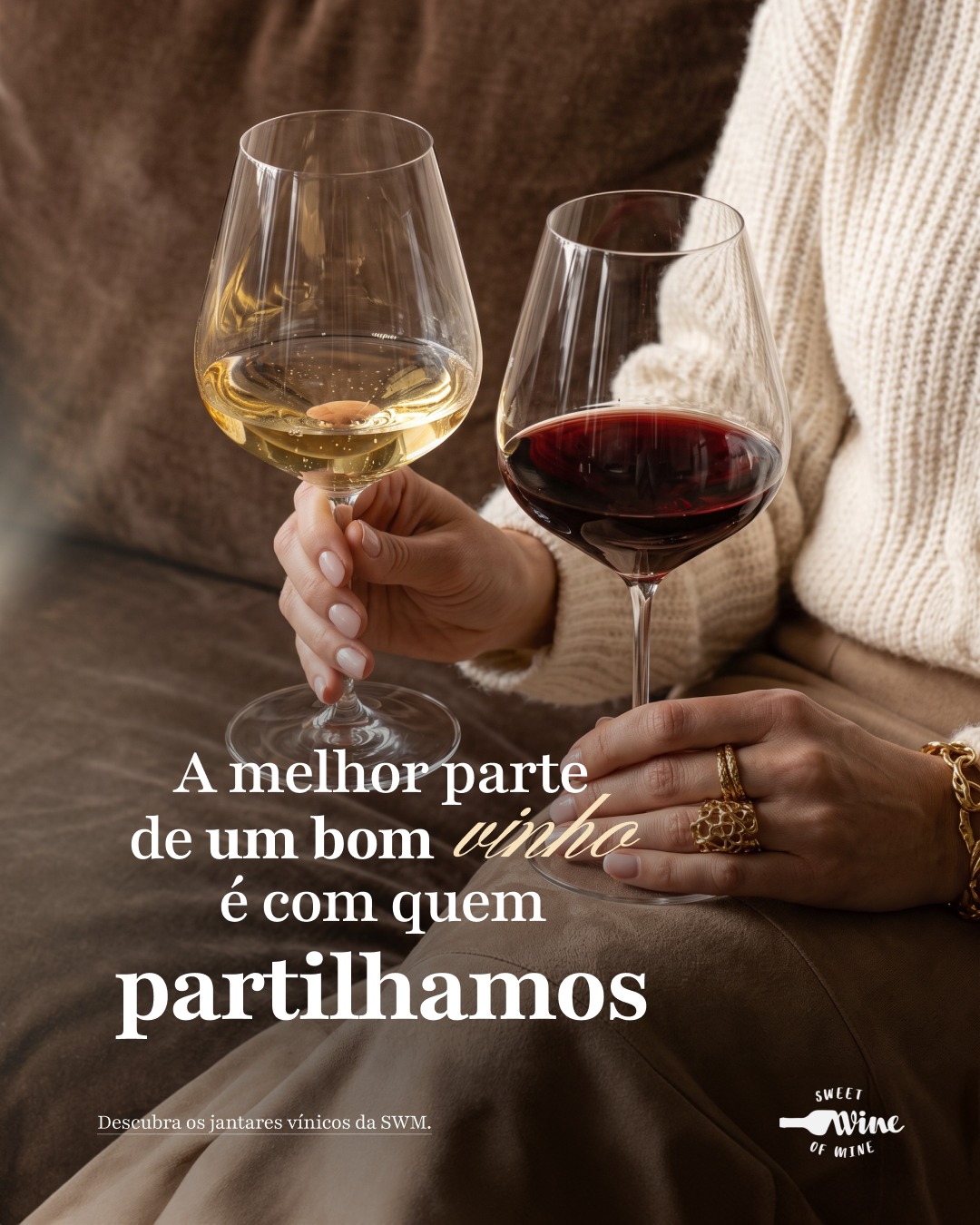 Publicação sobre os jantares vínicos da Sweet Wine of Mine